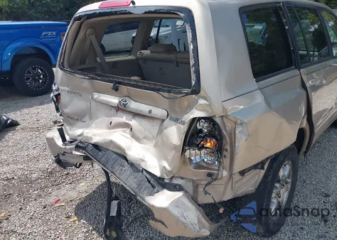 2004 Toyota Highlander V6 from USA, damaged, VIN JTEEP21A640057793